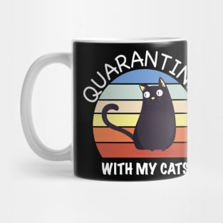 Quarantined With My Cats Mug